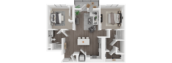 a floor plan of the acadia park apartments in houma, la