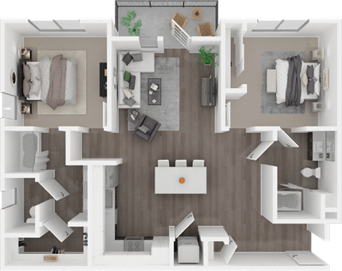 B3 Floor Plan at 38° NORTH, California