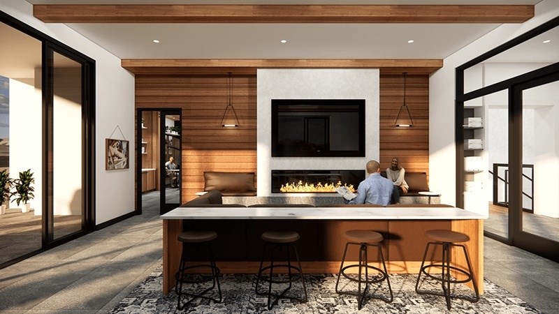 Lounge With TV at 38° NORTH, Santa Rosa, California