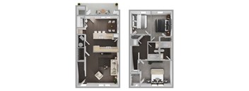 3Bed 2Bath B Floor Plan at THE PALMS AT VERO BEACH, Florida, 32960