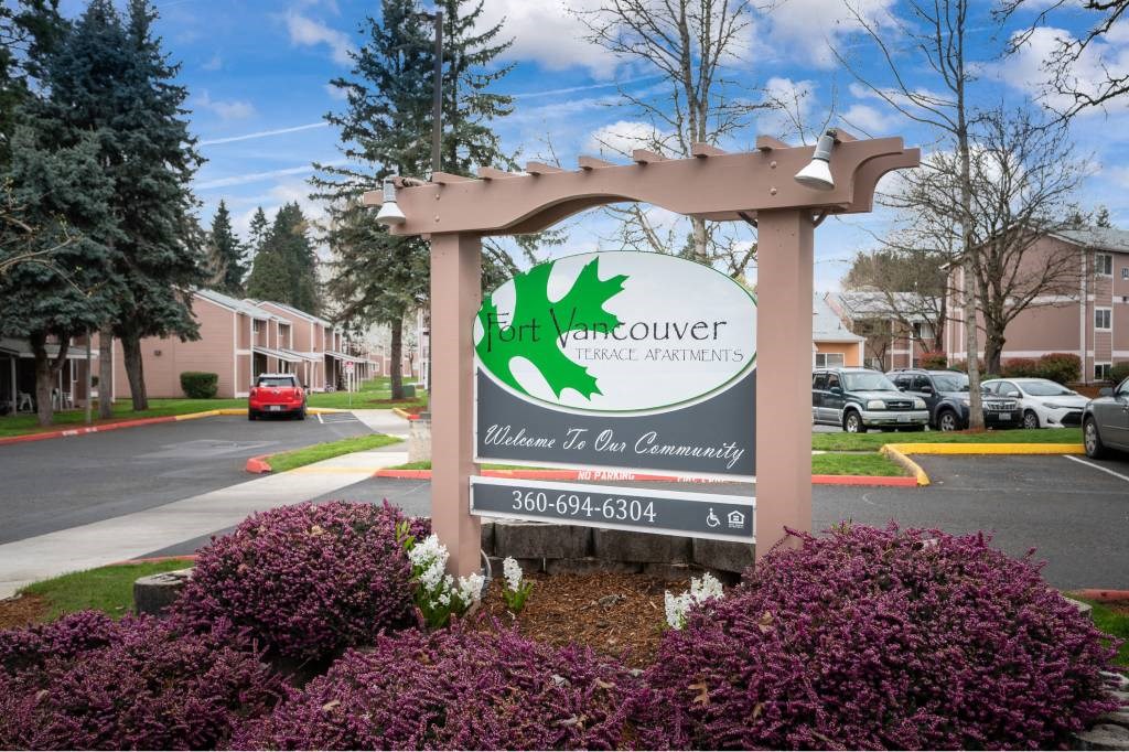 Fort Vancouver Terrace sign Outdoor at Fort Vancouver Terrace, Vancouver, 98661