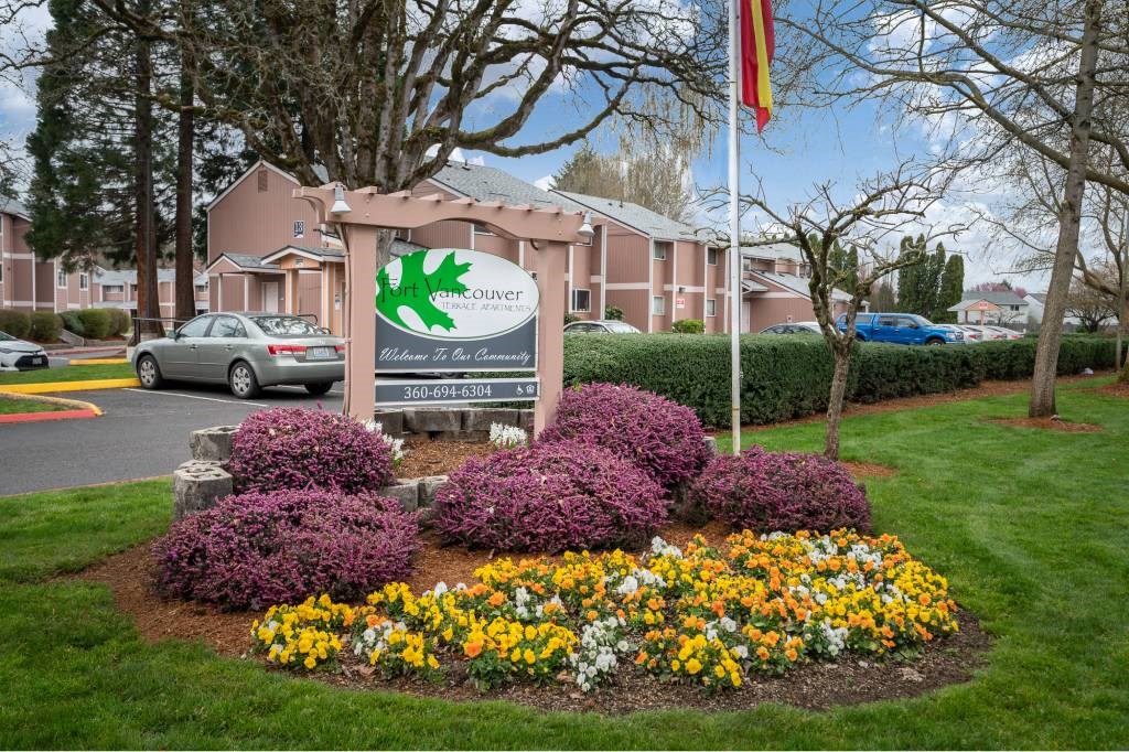 Fort Vancouver Terrace sign at Fort Vancouver Terrace, Washington, 98661