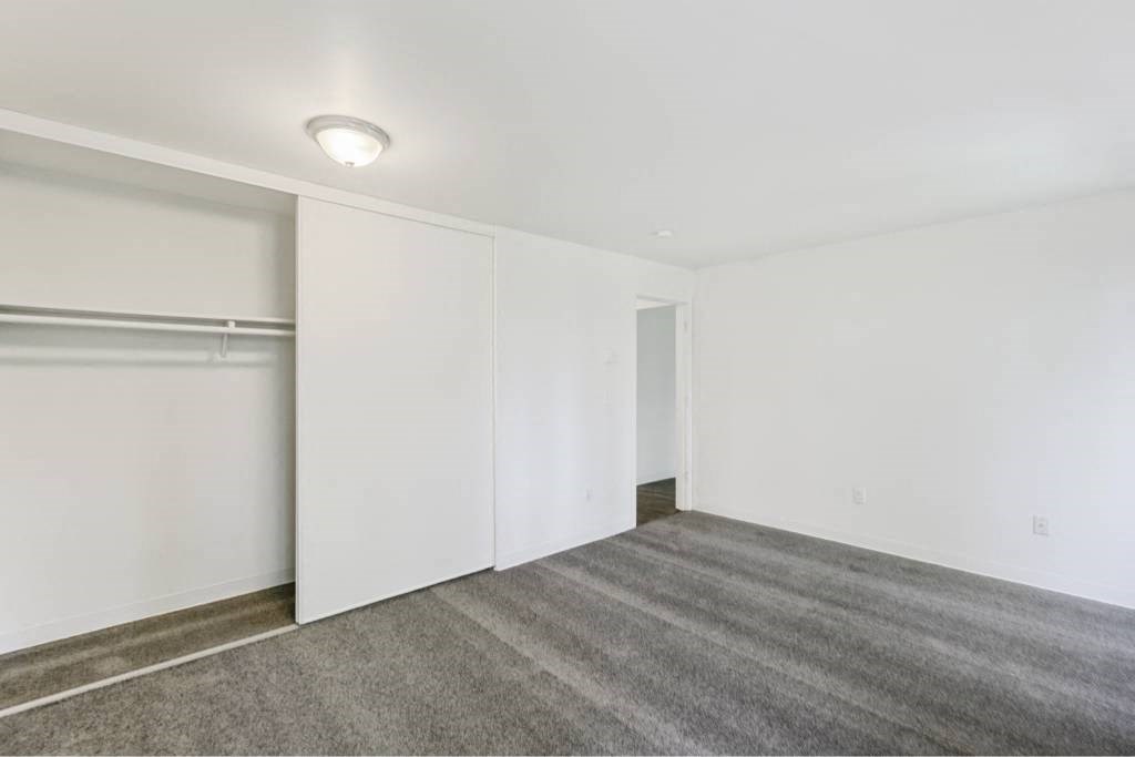 closet in master bedroom at Whisperwood, Seattle, WA
