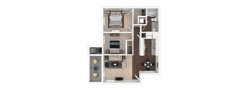 2 bed 1 bath N at The Henley Apartments, Suisun City, CA, 94585