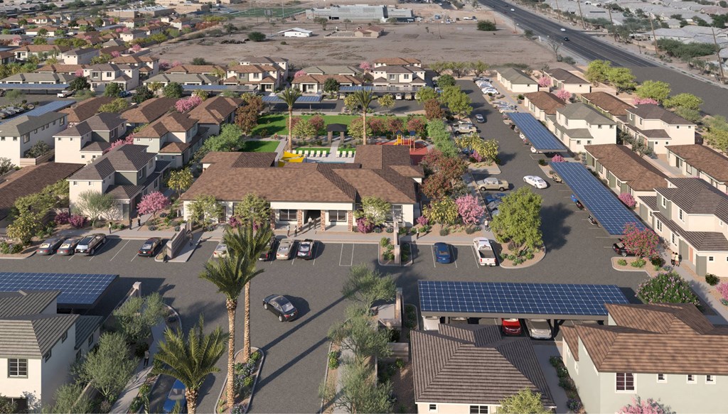 Aerial View at Ranches at Gunsmoke, Maricopa, AZ