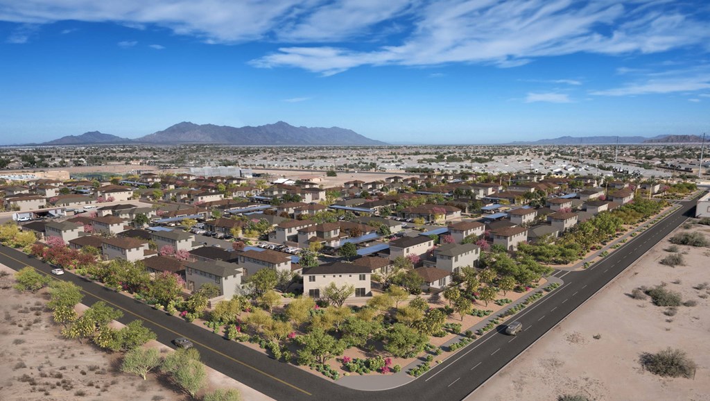 Drone Community View at The Ranches at Gunsmoke, Maricopa, 85138