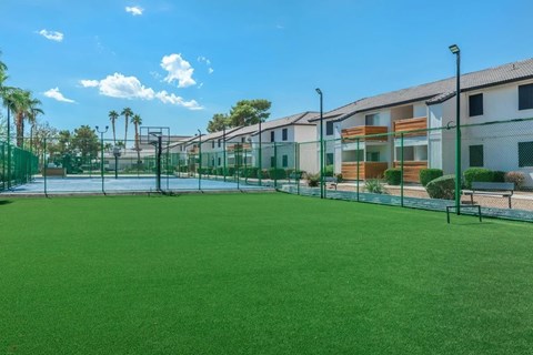 Green Lawn at Jolt Apartments, Las Vegas, 89119