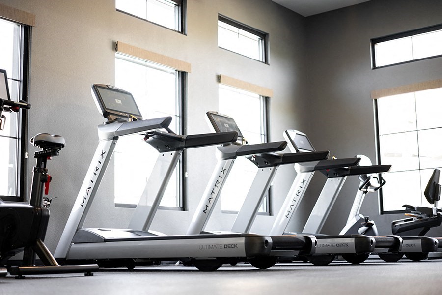 Azure Apartments in Sparks NV fitness center with treadmills