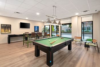 Pool Table at Traditions at Hazelwood, Portland