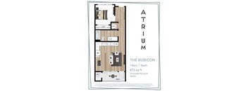 One bedroom floor plan