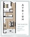 One bedroom floor plan