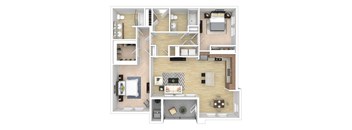 2x2-Mckinley floor plan 