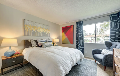 Bedroom with window