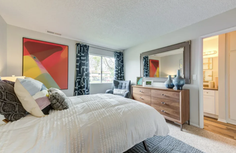 Bedroom with window