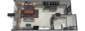 Studio 1 bath at LOFT 205 Apartments, Nevada, 89501