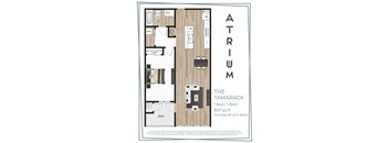One bedroom floor plan