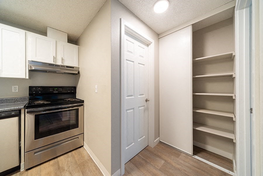 Kitchen near entry and closet 