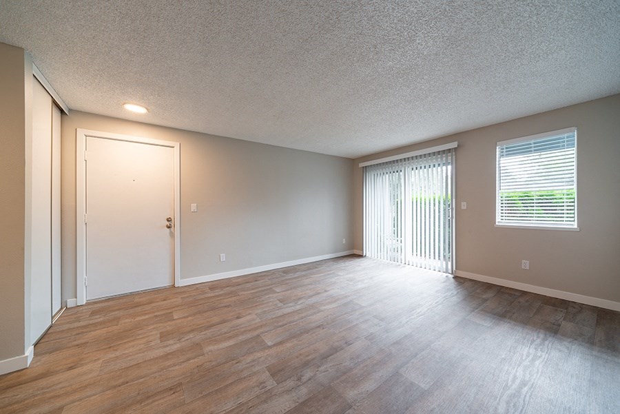  living room with patio