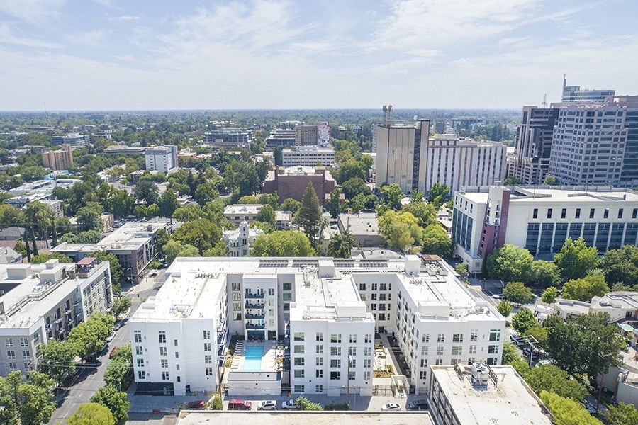 Ariel view of community