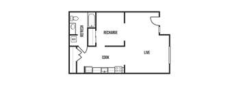 the mezzo B2 floor plan
