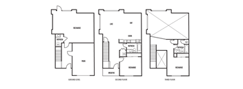 the mezzo Townhouse floor plan