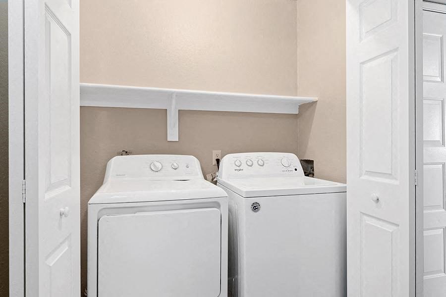 Washer and dryer