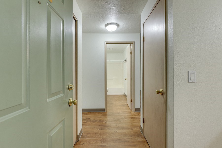 Hallway to living area