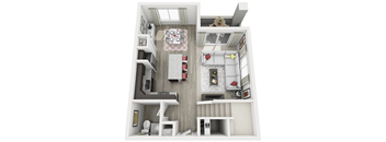 townhome 1st floor  floor plan