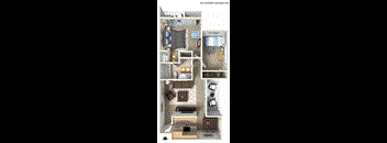 two bedroom floor plan 825 sq ft
