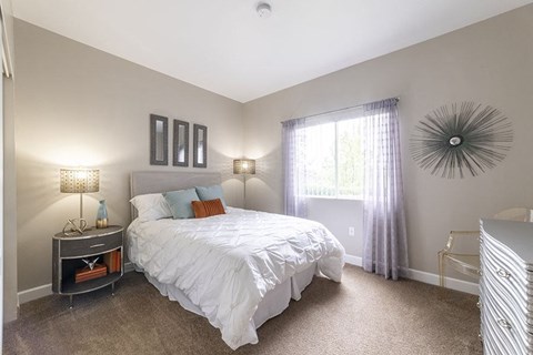 Bedroom with window