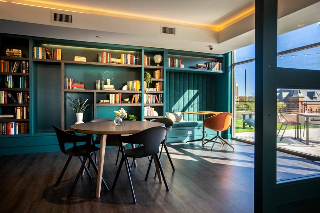 Resident Lounge with Patio