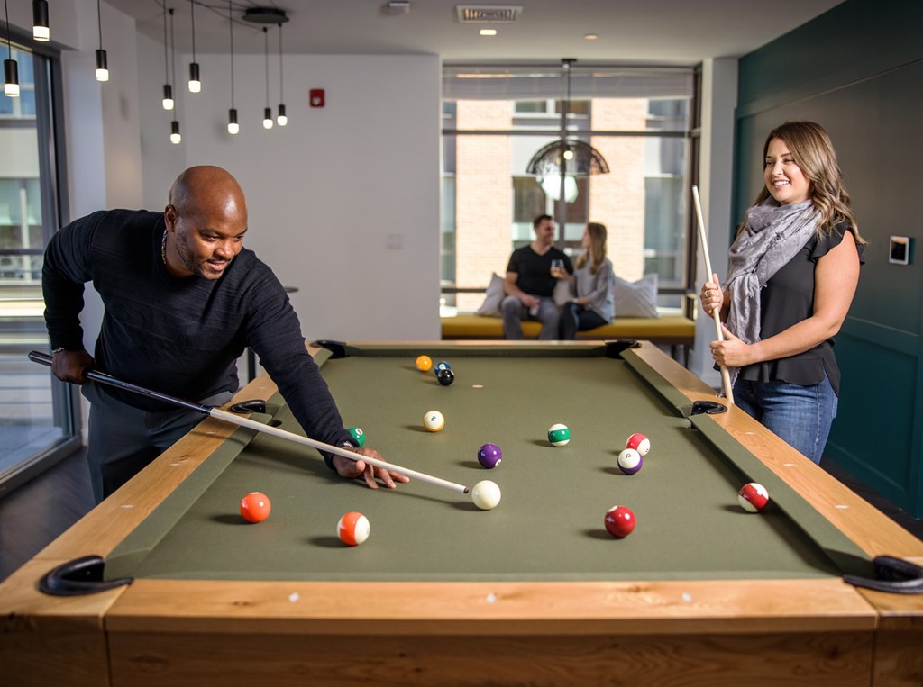 Resident Lounge with Pool Table