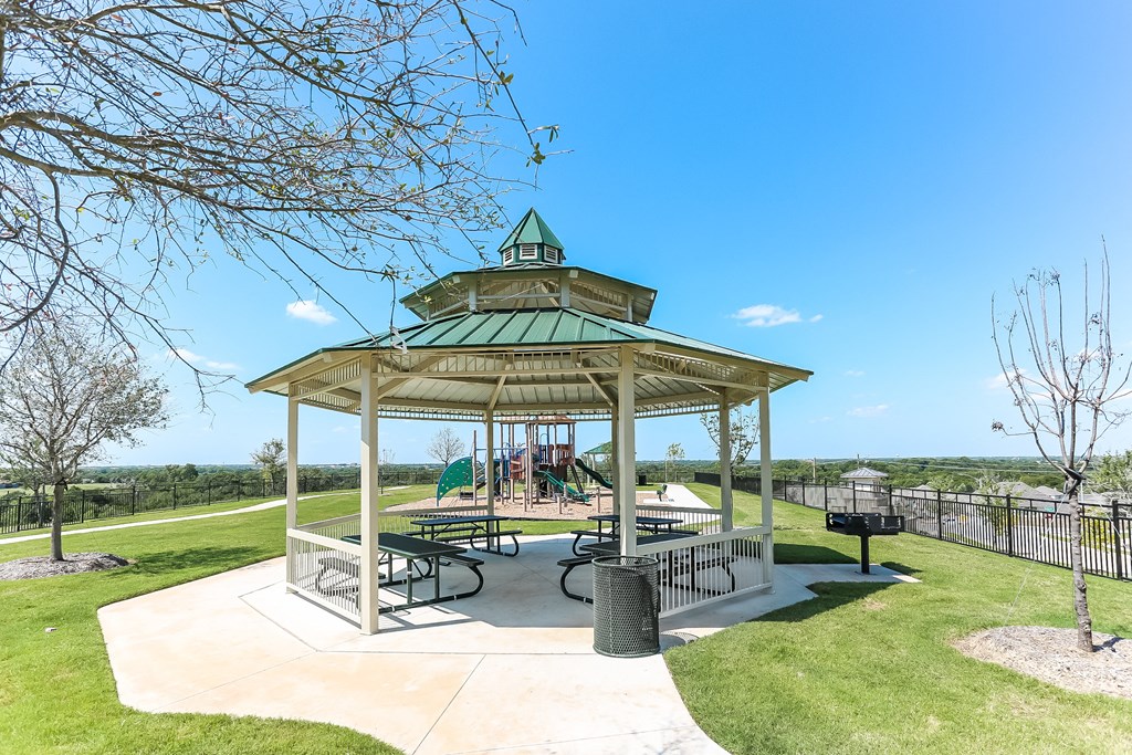 Four Bedroom single family homes for rent in fort Worth, TX- Oak Ridge - An exterior shot of the playground at Oak Ridge