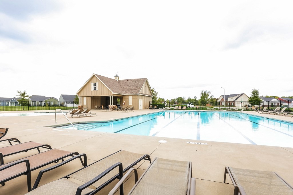 the swimming pool at our crossings apartments