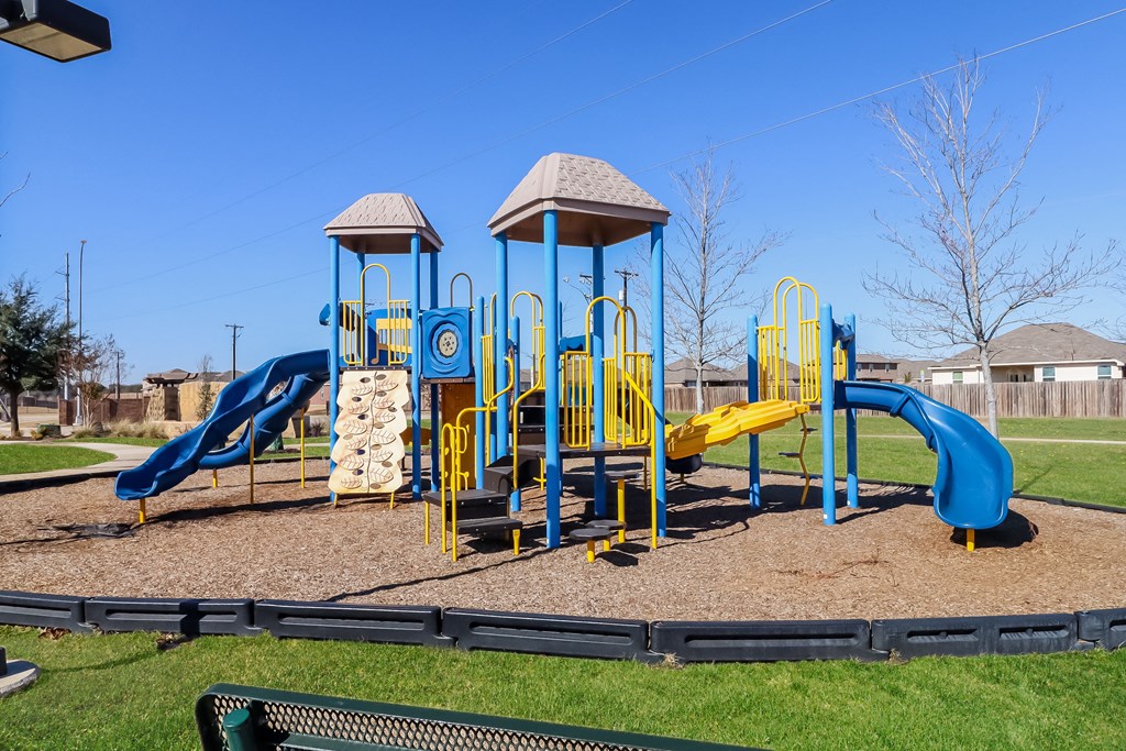 Three Bedroom Single Family Homes for rent in Crowley TX- Lasater Ranch - An exterior shot of the playground at Lasater Ranch
