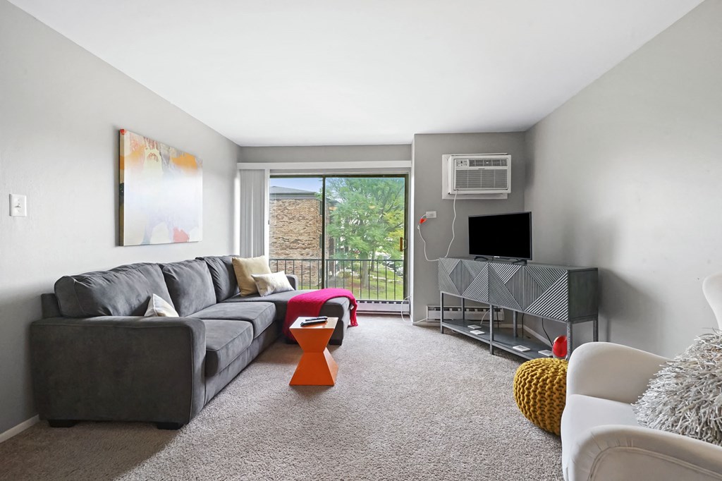 spacious living room