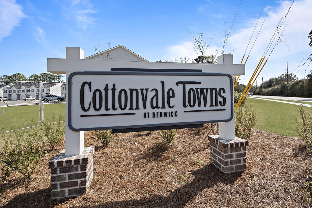 Cottonvale Towns in Savannah, GA photo of monument sign