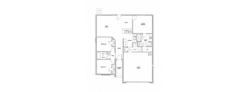 a blueprint of a floor plan of a house