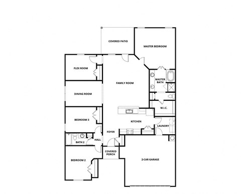 a black and white floor plan of a house