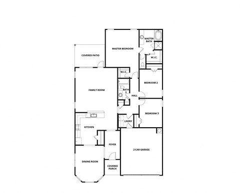 a black and white floor plan of a house