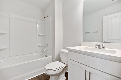 Cottonvale Towns in Savannah, GA photo of bathroom with granite countertops