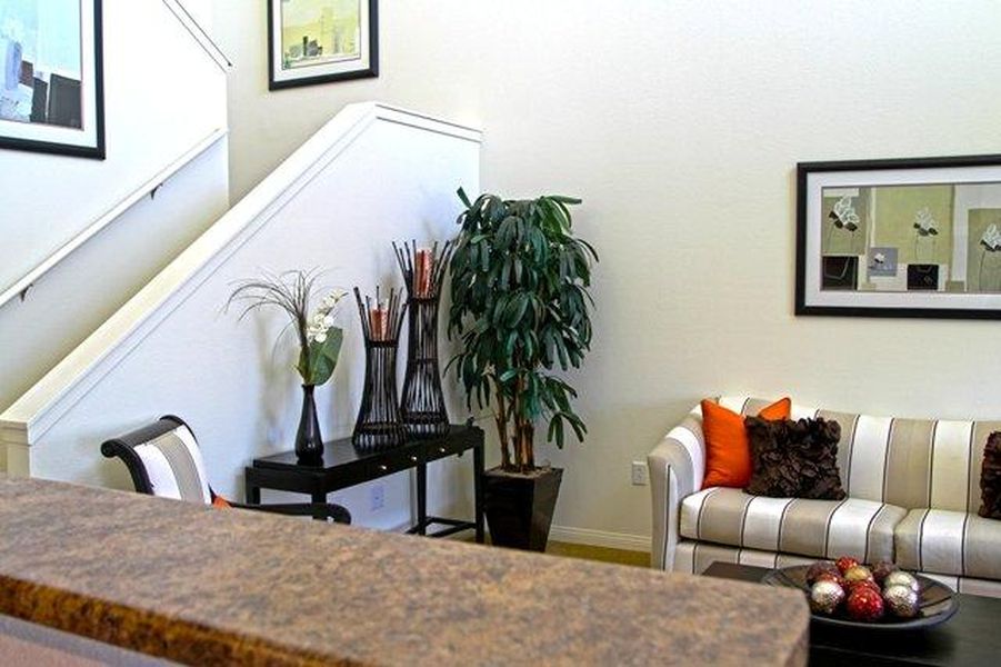 Staircase inside apartment