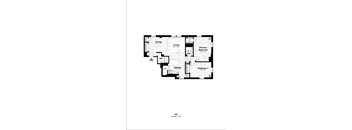the floor plan of the residence has an open floor plan with a spacious living room