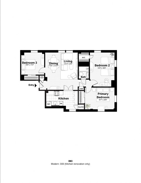 the bedroom floor plan of the residence