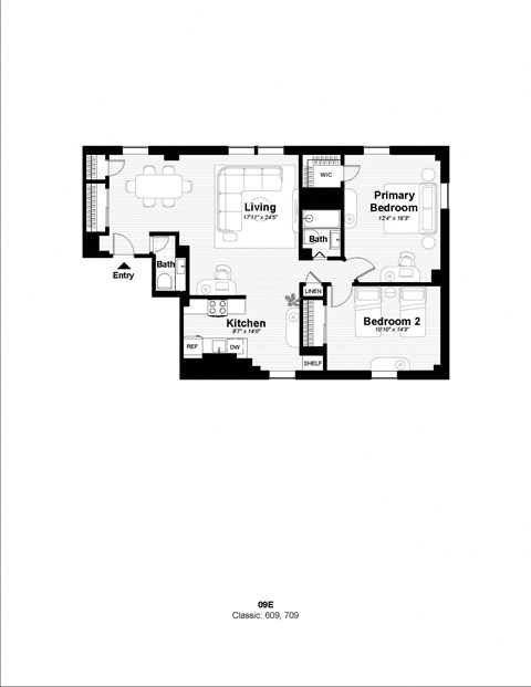 the floor plan of caretta caretta apartments