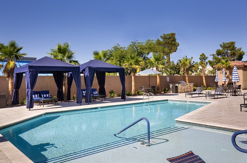 Sparkling swimming pool