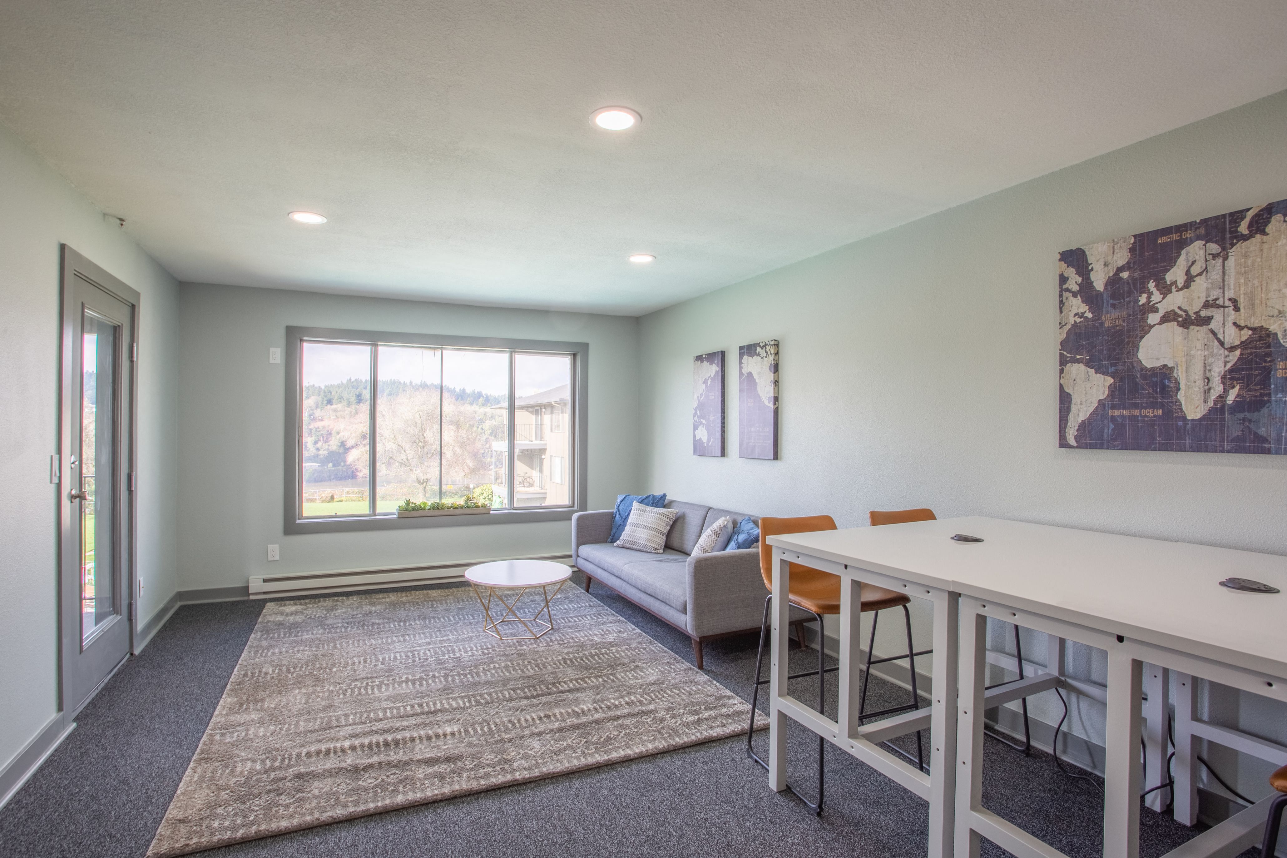 sofa seating in wifi lounge