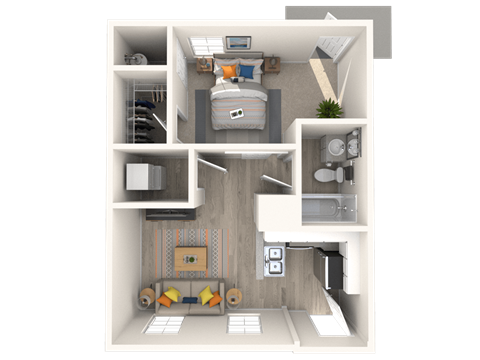 a bedroom floor plan of a 2100 sq ft apartment