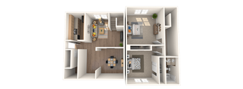 Whitney Manor Apartments in two bedroom floorplanGretna, LA photo of