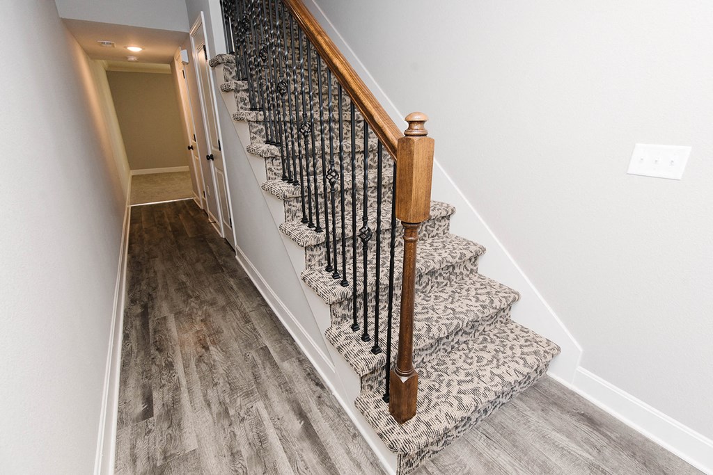 hallway entrance/stairs